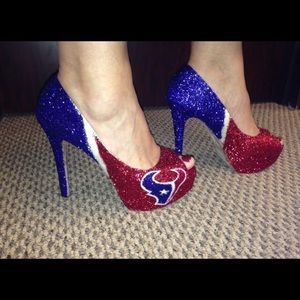Custom made Texans heels